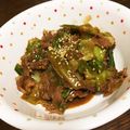 つむじつむじ's cooksnap of when they made 牛肉とキャベツの甘辛みそ炒め.