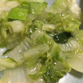 フットサ's cooksnap of when they made 青梗菜と白菜の炒め煮.