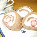 わんぱっくん's cooksnap of when they made 簡単美味◆魅惑のチョコバナナロールケーキ.