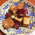 sjun_n's cooksnap of when they made さつまいもと高野豆腐の甘辛炒め.