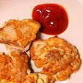 こびぃ。's cooksnap of when they made 鶏もも肉のピカタ～チキンナゲット風～.