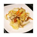 おもち84's cooksnap of when they made 胡麻豆腐の舞茸あんかけ☆.