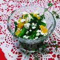 クックI7I5L1☆'s cooksnap of when they made 【春菊とみかんのカッテージチーズ和え】.