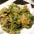 やっちょこ's cooksnap of when they made サクサク！春菊と桜エビのかき揚げ♪.