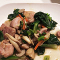 fumipekoe's cooksnap of when they made 鶏とほうれんそうのさっぱりポン炒め.