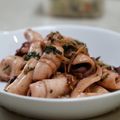 Hoink's cooksnap of when they made イカのレモン煮にんにく風味♪.