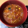 夕飯は６時です's cooksnap of when they made 美味♡トマト缶で簡単トマトスープ.