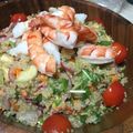 chicchu's cooksnap of when they made キヌアのヤムウンセン風サラダ.