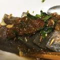おこぴー's cooksnap of when they made チーズ入り蒟蒻のバター焼き＊梅ソース.