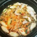 ゆこPIN's cooksnap of when they made 〆にラーメン！キムチで作るプデチゲ風鍋.