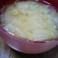 mingria's cooksnap of when they made キャベツと玉葱の味噌汁.