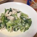 杏◎'s cooksnap of when they made ヘルシー♪鶏ささみとチンゲン菜のマヨ炒め.