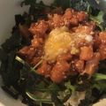 Yokchina's cooksnap of when they made ☺焼肉のたれで簡単♪サーモンユッケ丼☺.