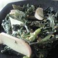 maruru-nn's cooksnap of when they made 春菊の辛子醤油マヨ和え♪.
