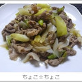 ちょこ☆ちょこ's cooksnap of when they made 豚肉と長ネギのさっぱり炒め.