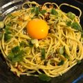 しろしろクマ's cooksnap of when they made ベーコンとあおさ海苔のペペロンチーノ.