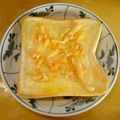 jun120121's cooksnap of when they made やわらぎメンマのチーズトースト.