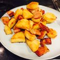 kaokaofood's cooksnap of when they made ✿長芋とベーコンのにんにく醤油炒め✿.