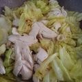 ヤマアラシ330's cooksnap of when they made キャベツとササミのポン酢炒め.