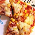 クックV17P5W☆'s cooksnap of when they made 簡単おやつ♪発酵なしふかふかミニパンピザ.