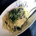 クックMA37UT☆'s cooksnap of when they made 海老とほうれん草のクリームパスタ.