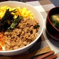 SAKURA0704's cooksnap of when they made 超簡単☆鶏そぼろ.