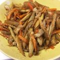 10sayan's cooksnap of when they made 基本のキンピラゴボウ.