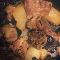 kuku46's cooksnap of when they made 圧力鍋でおいしい猪肉と大根の角煮.