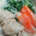 naki1227's cooksnap of when they made ＊白菜と鶏つくねのクリーム煮＊.