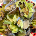ローズグリーン's cooksnap of when they made あさりとキャベツの蒸し煮.
