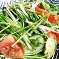 Takarai3's cooksnap of when they made アボカド水菜トマトのサラダ.