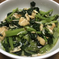 雪ん子だより's cooksnap of when they made 小松菜と干しエビの煮浸し.
