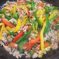 makosaka's cooksnap of when they made パプリカの中華炒め.