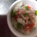 ma___111's cooksnap of when they made お弁当に＊枝豆おにぎり♪カニカマin.