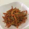 papikun's cooksnap of when they made 【人参・えのき茸のじゃこ炒め】.