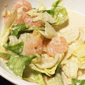 かぢぇ's cooksnap of when they made 【エビとレタスのガーリックマヨサラダ】♪.