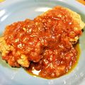 サーオ's cooksnap of when they made フライパンだけde煮込みハンバーグ♡.