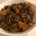 tkiriba's cooksnap of when they made 株なめこで♪大根とこんにゃくのトロうま煮.
