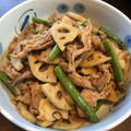 HikariNMY's cooksnap of when they made ご飯が進む!豚こまと蓮根の甘辛照り炒め.
