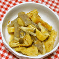 tokotann's cooksnap of when they made 蒟蒻・しめじと炙りうす揚げの酢味噌あえ♪.