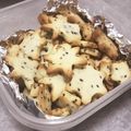 真依。's cooksnap of when they made さくさく黒ごまクッキー.