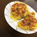 モブ人間's cooksnap of when they made 残ったお粥で簡単お焼き★手づかみ 離乳食.