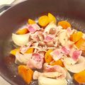 クックNKWQU2☆'s cooksnap of when they made ストウブで炒めない野菜炒め.