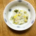 ☆こまっと☆'s cooksnap of when they made 【離乳食中期】ツナとブロッコリー豆乳がゆ.