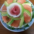 クックUS6X2X☆'s cooksnap of when they made サーモンとアボカドのお寿司ケーキ.