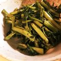 Emmabeagle's cooksnap of when they made 空芯菜のにんにく炒め.