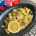 ちゃかぴまま's cooksnap of when they made ポテトチップス使用❝ろくちゃん焼きそば❞.
