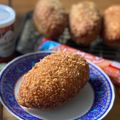 ヒロたんw's cooksnap of when they made 懐かしの魚肉ソーセージ入り揚げパン。.