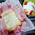 ♡мiчаⅵ♡⋆'s cooksnap of when they made ✿スパイシー☆ハムチーズトースト✿.
