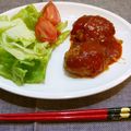 horseland's cooksnap of when they made ふわふわ、やわらか、塩麹のハンバーグ.